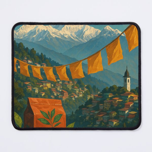 Item preview, Darjeeling Tea and the Himalayas, India designed and sold by Aryabek.