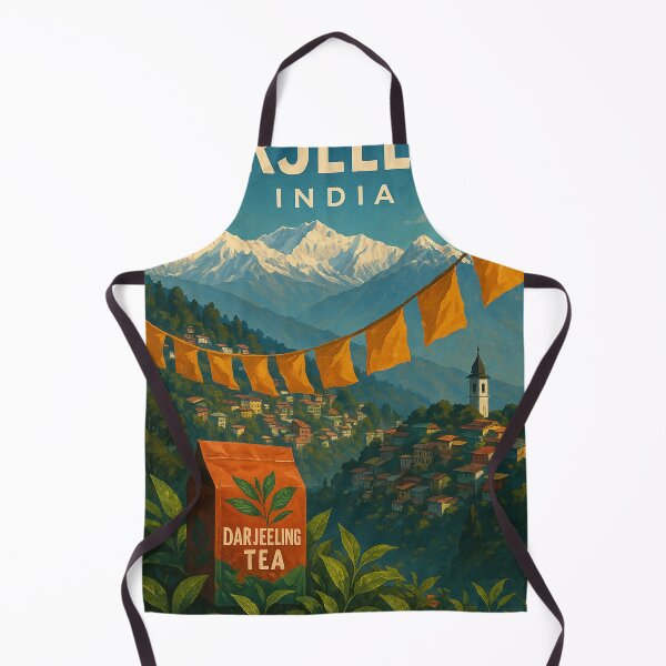 Item preview,  Darjeeling Tea and the Himalayas, India designed and sold by Aryabek.
