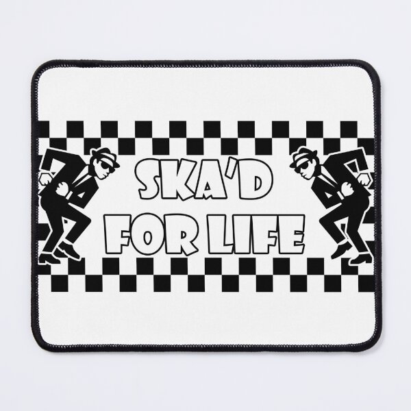 Item preview, SKA'D FOR LIFE (rectangular graphic) designed and sold by CriticalBacon.