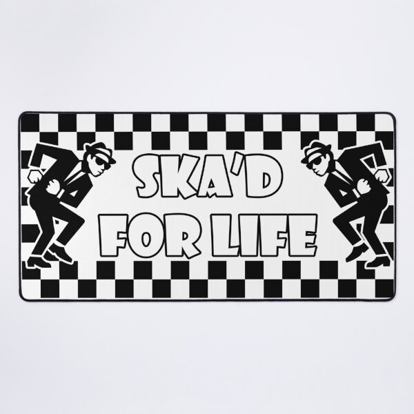 Item preview, SKA'D FOR LIFE (rectangular graphic) designed and sold by CriticalBacon.