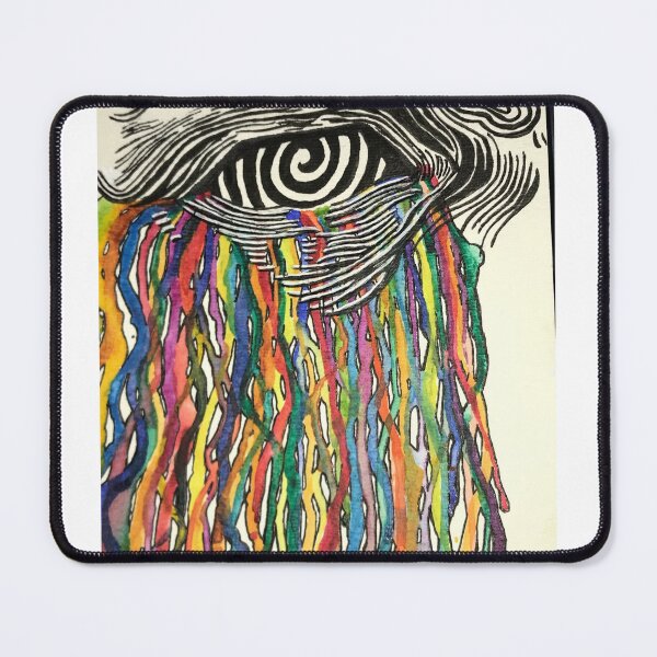 Item preview, Colorful dripping spiral eye designed and sold by obrownwolf.