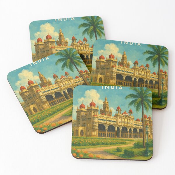 Item preview, Mysore Palace Garden View, India designed and sold by Aryabek.