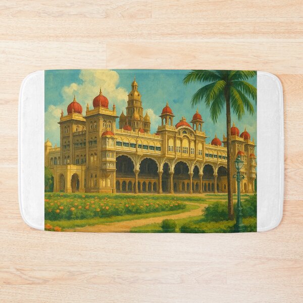 Item preview, Mysore Palace Garden View, India designed and sold by Aryabek.