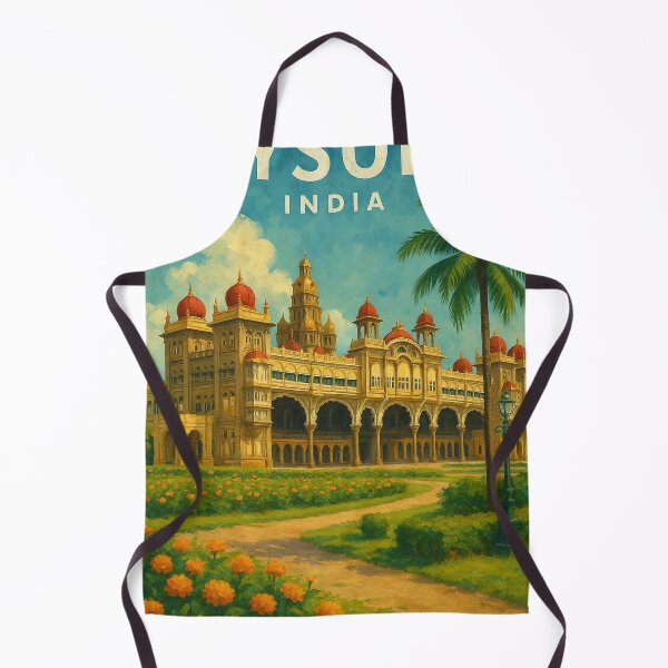 Item preview, Mysore Palace Garden View, India designed and sold by Aryabek.