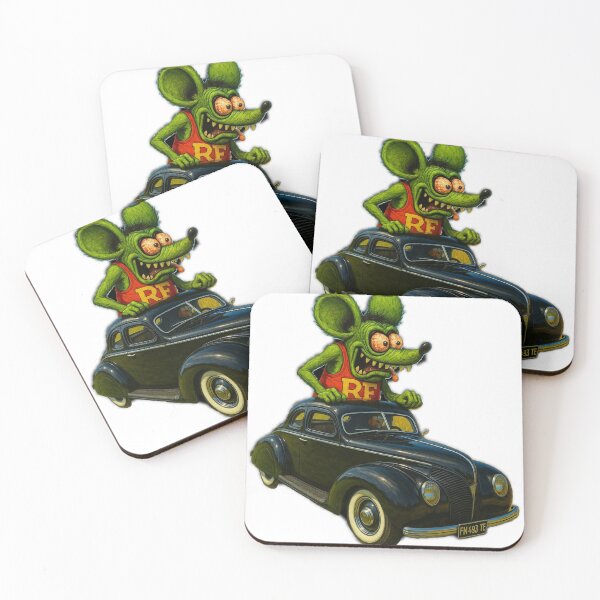 Aperçu de l'œuvre rat fink et hot rod ford 1938 coupé deluxe créée et vendue par hotrodspirit.