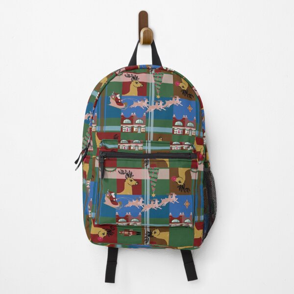 Item preview, Whimsical Reindeer Advent Plaid, Xmas pattern designed and sold by ncxadair.
