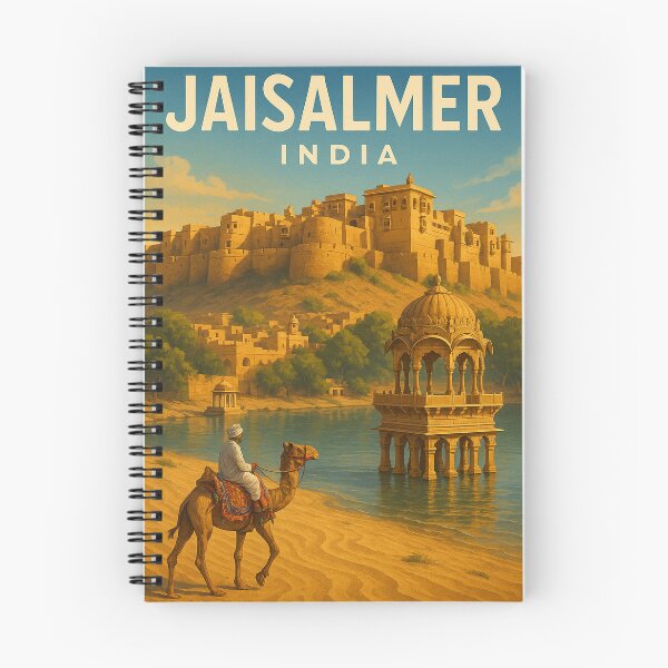 Item preview,  Jaisalmer Fort Overlooking Gadisar Lake, India designed and sold by Aryabek.