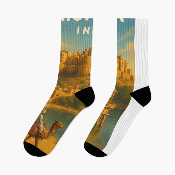 Item preview, Jaisalmer Fort Overlooking Gadisar Lake, India designed and sold by Aryabek.