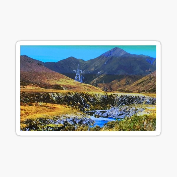 Item preview, rocky slopes, new Zealand  designed and sold by tanksTale.