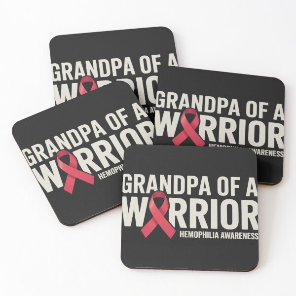 Item preview, Grandpa of a Warrior Hemophilia Awareness designed and sold by ConceptualVibes.