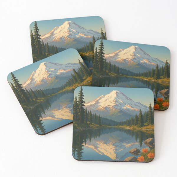 Item preview,  Mount Baker Reflected in Mirror Lake, Washington designed and sold by Aryabek.