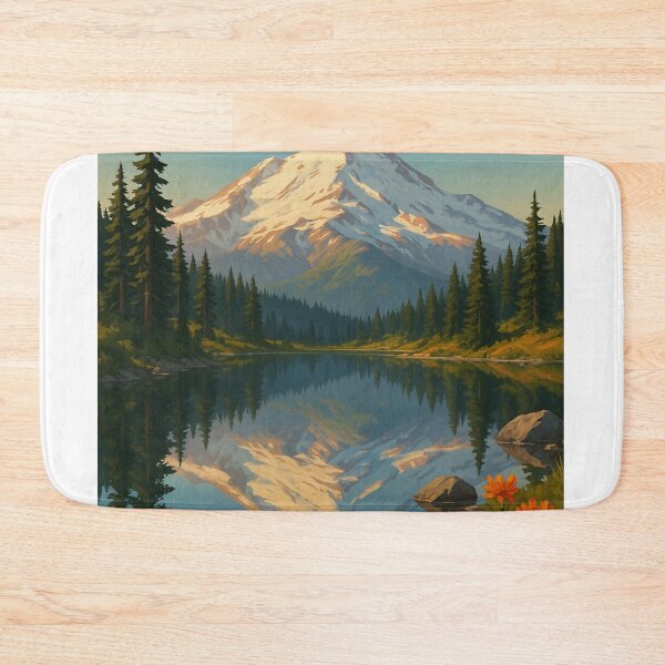 Item preview,  Mount Baker Reflected in Mirror Lake, Washington designed and sold by Aryabek.