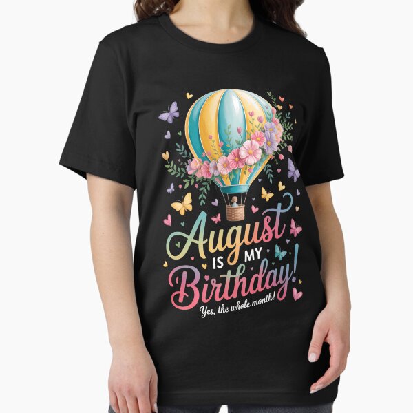 Item preview, August is My Birthday Cute Bday Party designed and sold by blueyeeti.