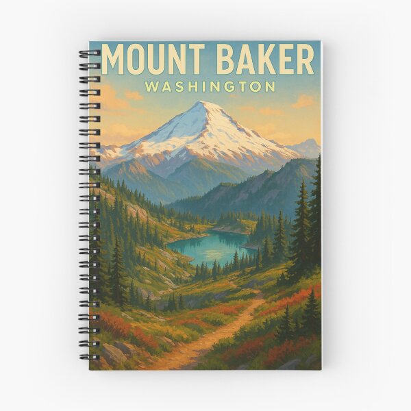 Item preview,  Trail to Mount Baker Overlooking Alpine Lake, Washington designed and sold by Aryabek.