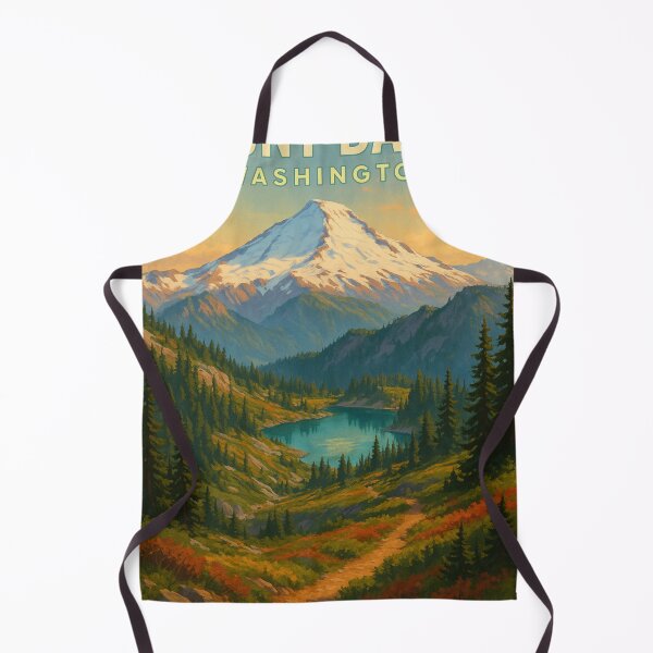 Item preview, Trail to Mount Baker Overlooking Alpine Lake, Washington designed and sold by Aryabek.