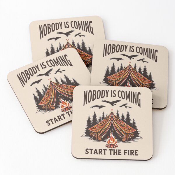 Item preview, Camping Survival Motivational Quote designed and sold by AmabelleAtelier.