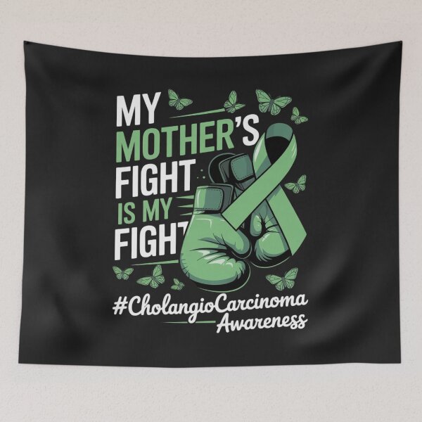 Item preview, Green Ribbon Mother Cholangiocarcinoma Awareness  designed and sold by ConceptualVibes.