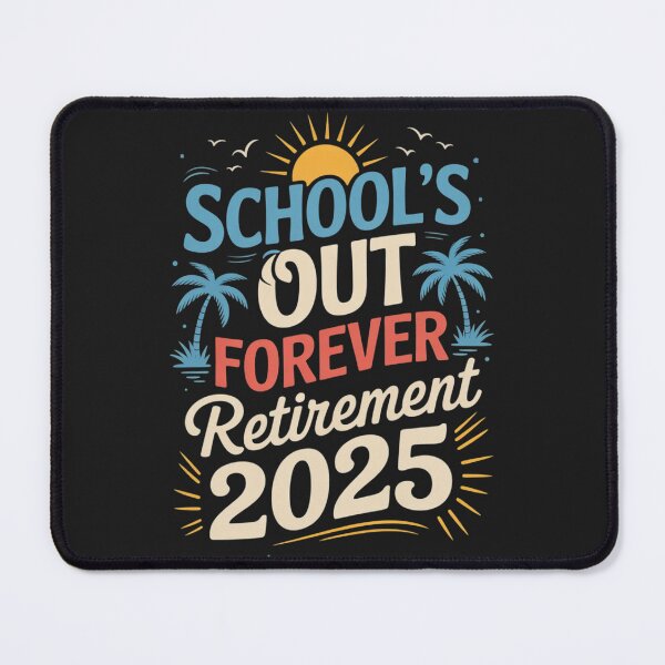 Item preview, Groovy School's Out Forever Retirement 2025 Retired Teacher designed and sold by ConceptualVibes.