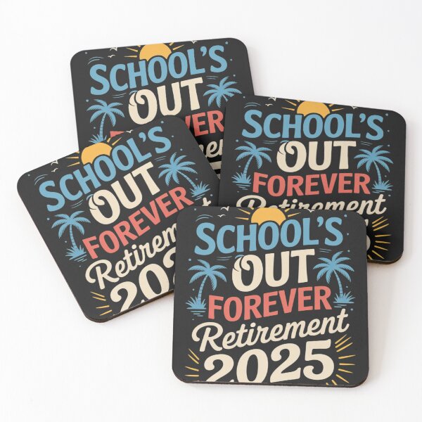 Item preview, Groovy School's Out Forever Retirement 2025 Retired Teacher  designed and sold by ConceptualVibes.