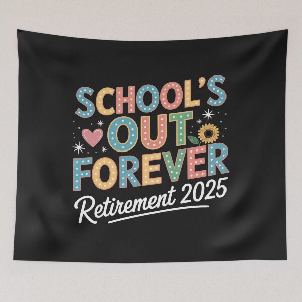 Item preview, Groovy School's Out Forever Retirement 2025 Retired designed and sold by ConceptualVibes.