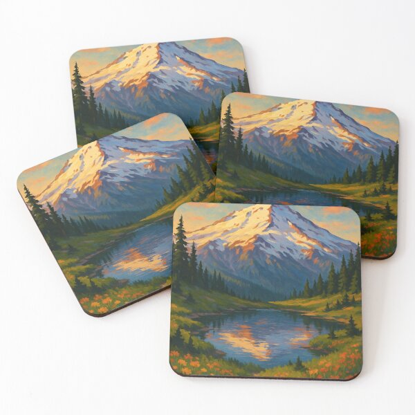 Item preview,  Koma Kulshan Reflections at Sunset, Washington designed and sold by Aryabek.