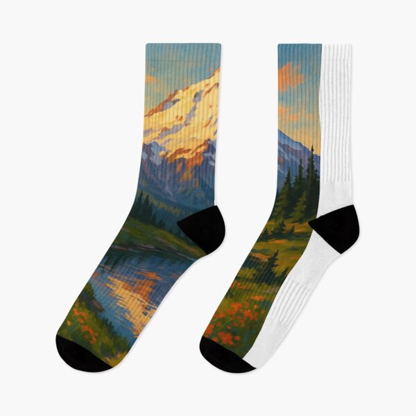 Item preview,  Koma Kulshan Reflections at Sunset, Washington designed and sold by Aryabek.