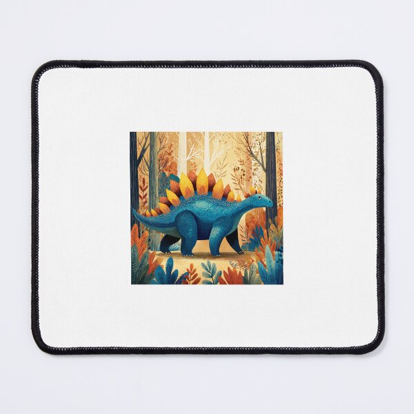Item preview, Stegosaurus Dinosaur in Autumn Forest Scene designed and sold by Bambear.