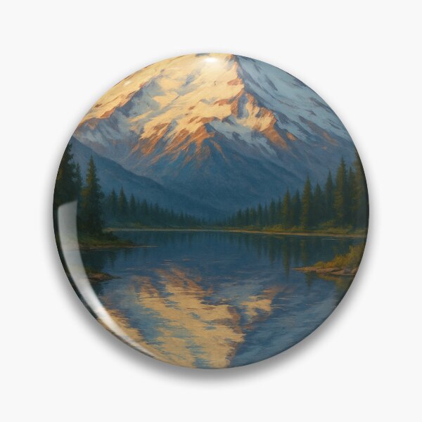 Item preview, Mount Baker Sunrise Over Alpine Lake, Washington designed and sold by Aryabek.