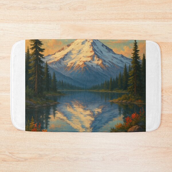 Item preview, Mount Baker Sunrise Over Alpine Lake, Washington designed and sold by Aryabek.