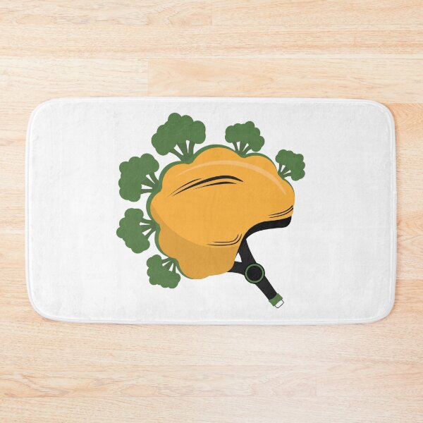 Item preview, Broccoli Decorated Bike Helmet designed and sold by rymarenko.