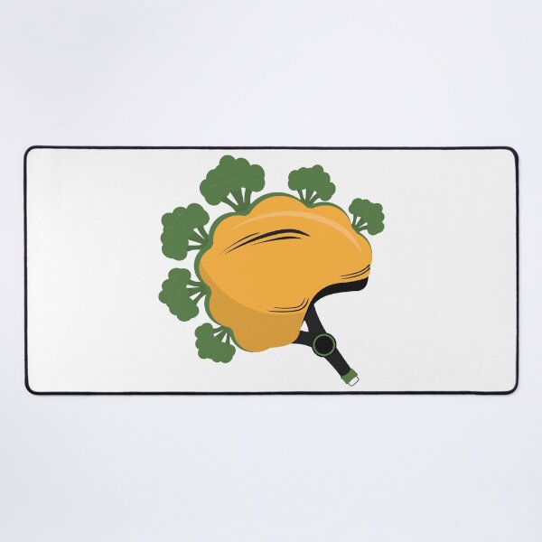 Item preview, Broccoli Decorated Bike Helmet designed and sold by rymarenko.