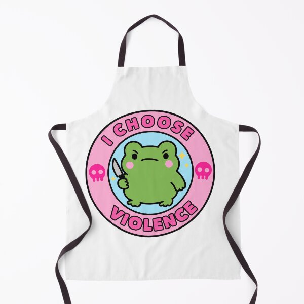 Item preview, I Choose Violence Funny Frog Meme Cute designed and sold by TinyPanic.
