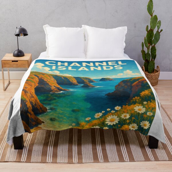 Item preview,  Wildflower Bloom Overlooking Channel Islands, California designed and sold by Aryabek.