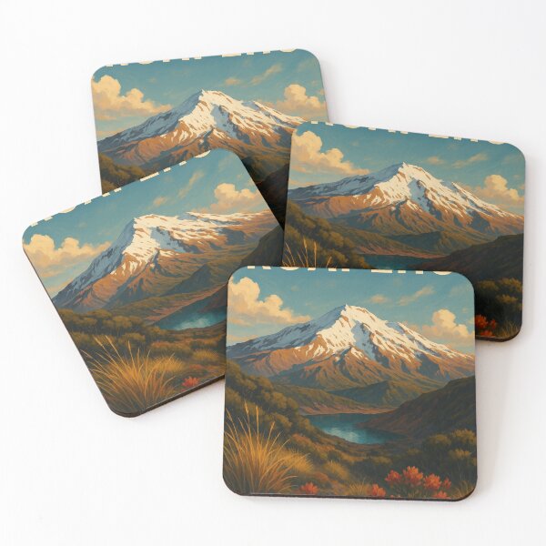 Item preview,  Mount Ruapehu Overlooking Crater Lake, New Zealand designed and sold by Aryabek.