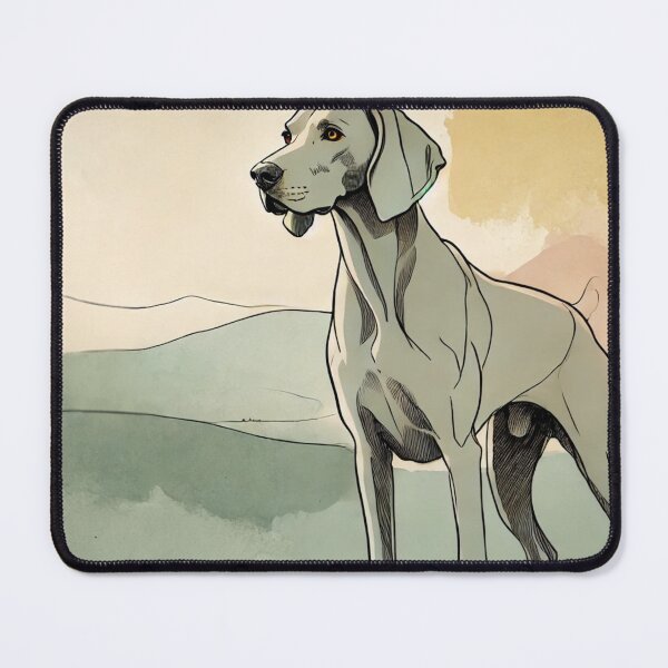 Item preview, Elegant Dog Illustration - Minimalist Artistic Design - Design Nr. 200 designed and sold by WeimTrails.