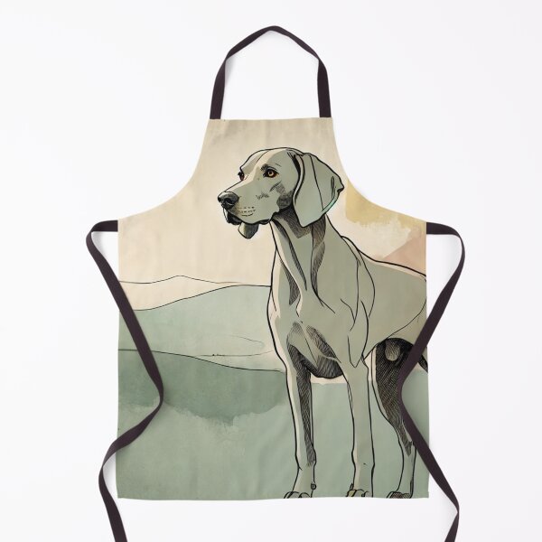 Item preview, Elegant Dog Illustration - Minimalist Artistic Design - Design Nr. 200 designed and sold by WeimTrails.