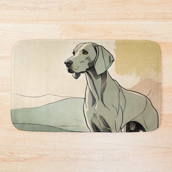Item preview, Elegant Dog Illustration - Minimalist Artistic Design - Design Nr. 200 designed and sold by WeimTrails.