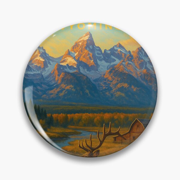 Item preview, Elk and Barn in Jackson Hole Valley, Wyoming designed and sold by Aryabek.