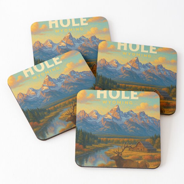 Item preview, Elk and Barn in Jackson Hole Valley, Wyoming designed and sold by Aryabek.
