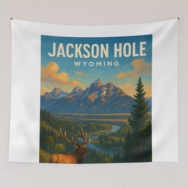 Item preview,  Grand Teton Panorama from Jackson Hole, Wyoming designed and sold by Aryabek.