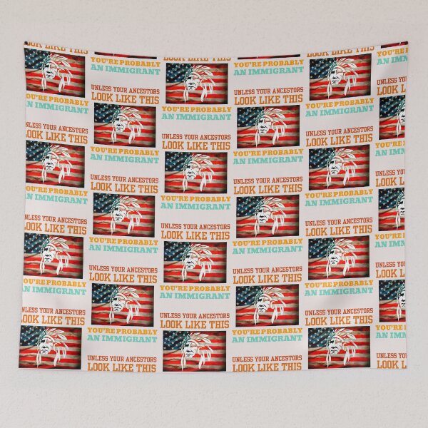 Item preview, First Nation Native American heritage support Immigrat designed and sold by erozzz.