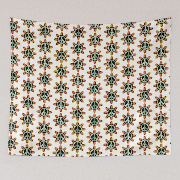 Item preview, Retro Peace Flower – Groovy Hippie Symbol of Love & Harmony designed and sold by NorthernMan10.