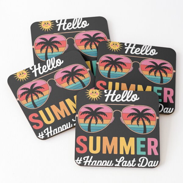 Item preview, Hello Summer Happy Last Day Of School Teacher Student Kids designed and sold by ConceptualVibes.