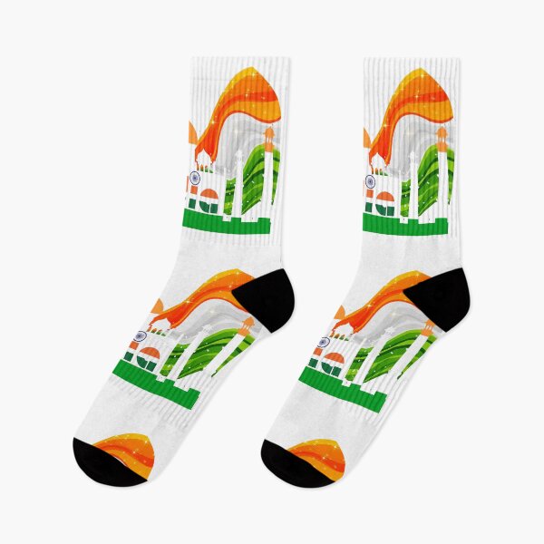 Item preview, Taj Mahal with Indian Flag Tiranga Colors Design | Patriotic Heritage Art designed and sold by ArtsyExplorer.