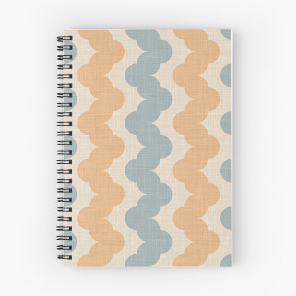 Item preview, Scallop zig zag in dusty blue and yellow designed and sold by FrancesPoff.