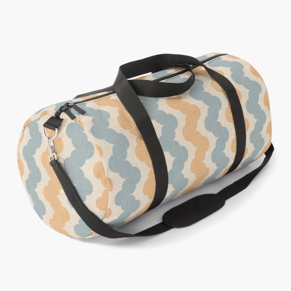 Item preview, Scallop zig zag in dusty blue and yellow designed and sold by FrancesPoff.