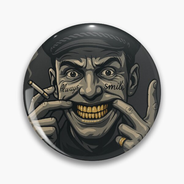 Item preview, Gnarly Grin Street Art Portrait designed and sold by jomjamhi.