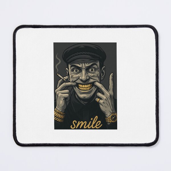 Item preview, Gnarly Grin Street Art Portrait designed and sold by jomjamhi.