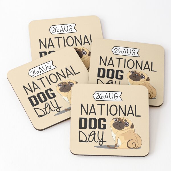 Item preview, 26 Aug National Dog Day - Wacky Holidays  designed and sold by ChemicalXShop.