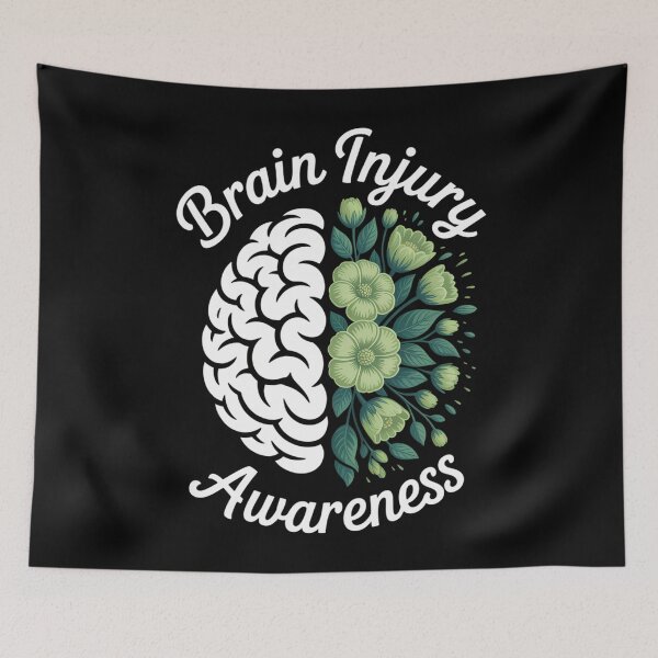 Item preview, Brain Injury Awareness Mental Health Awareness Mindfulness designed and sold by blueyeeti.
